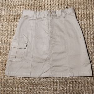 Lands' End khaki Skort